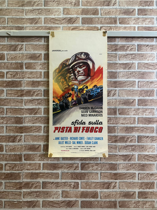 Locandina di cinema - Pista di Fuoco