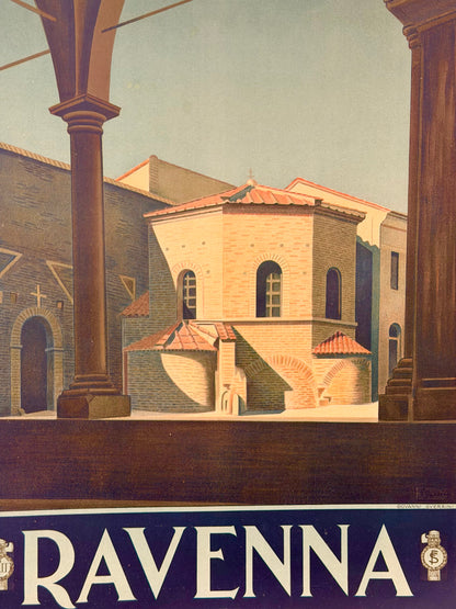 Manifesto pubblicitario originale - Ravenna ENIT
