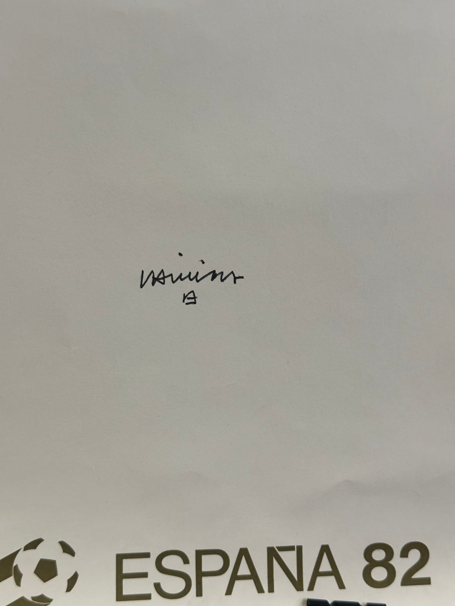 Manifesto pubblicitario originale - Mondiale Spagna 82