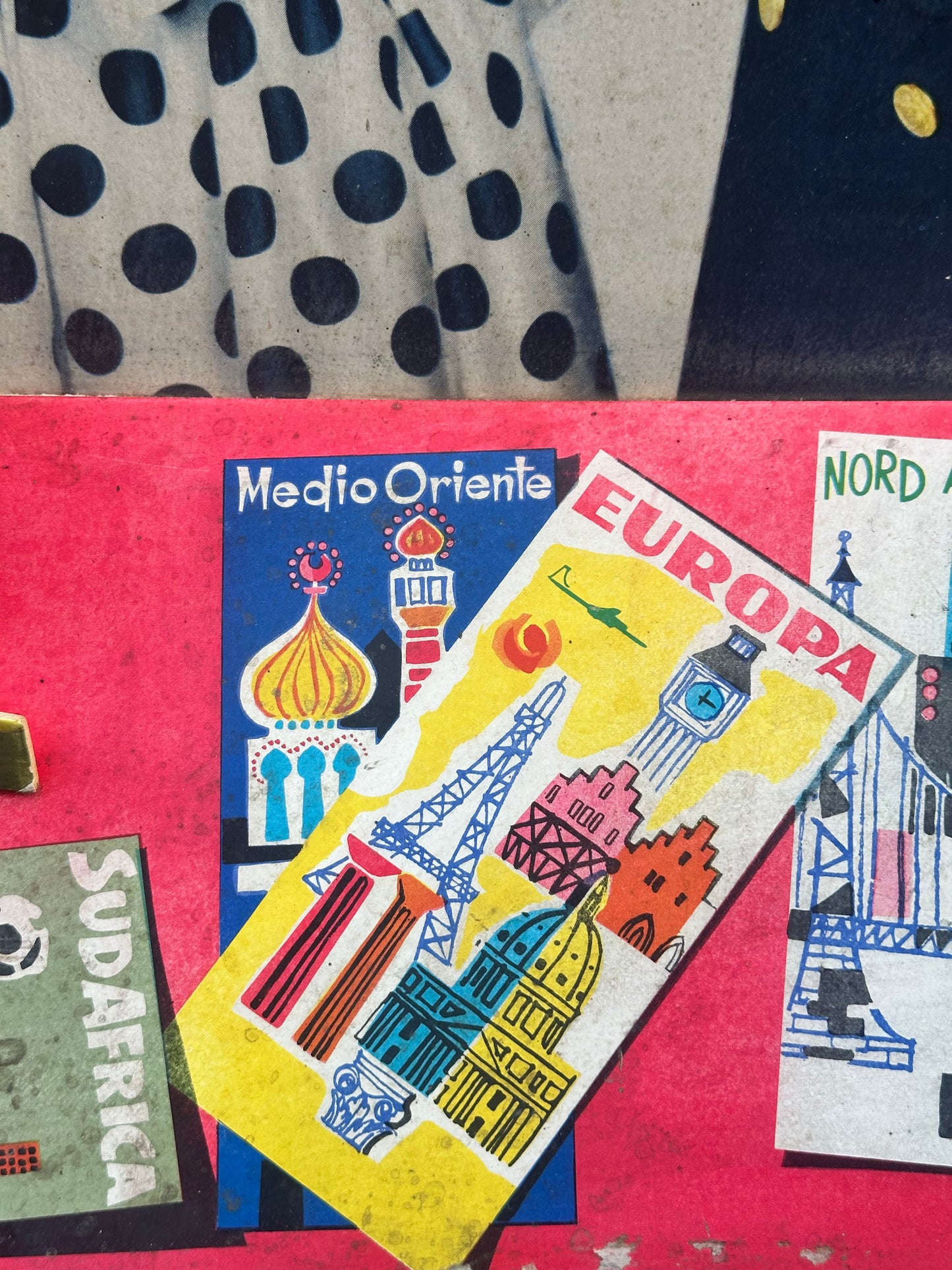 Cartonato pubblicitario originale - Alitalia