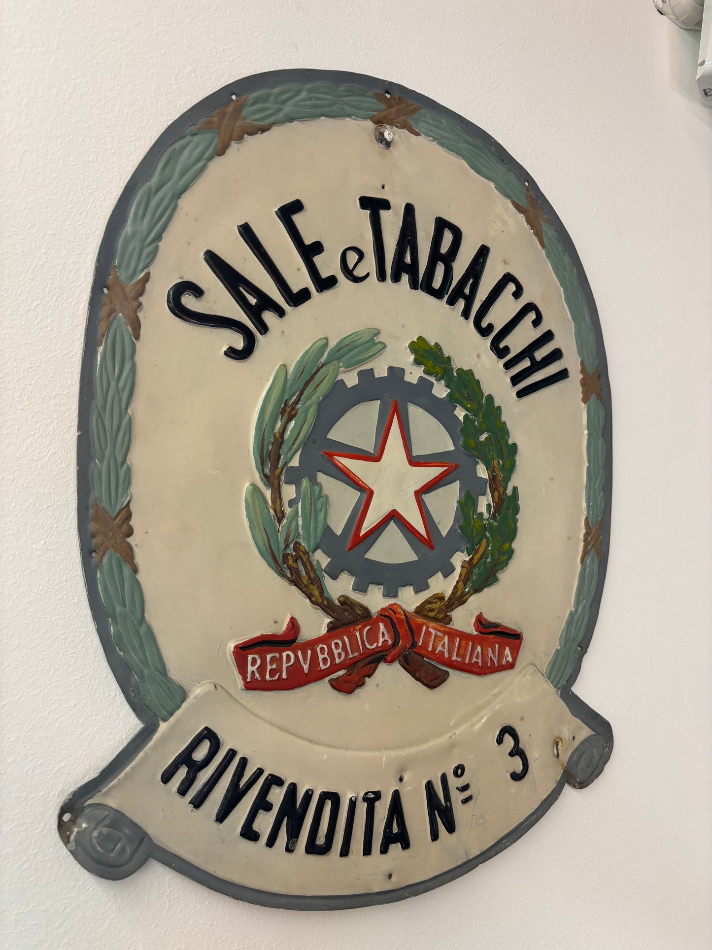 Insegna Litografata Sali e Tabacchi