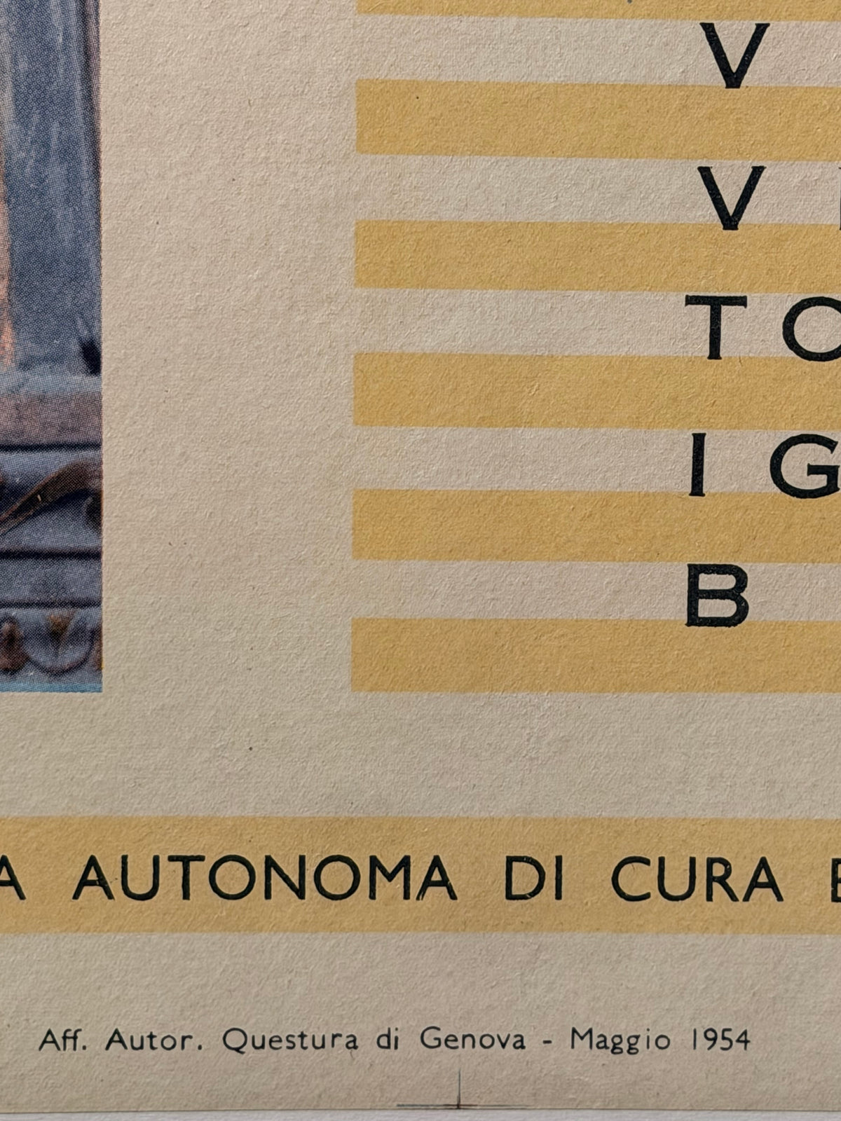 Manifesto pubblicitario originale - Riviera di Rimini ENIT