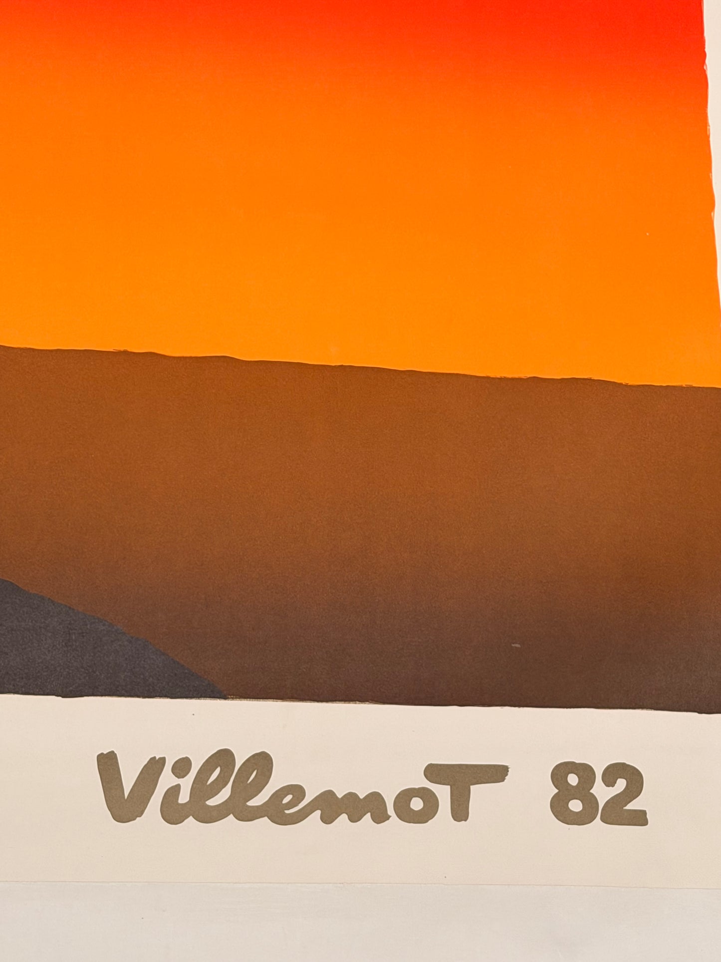 Manifesto pubblicitario originale - Orangina