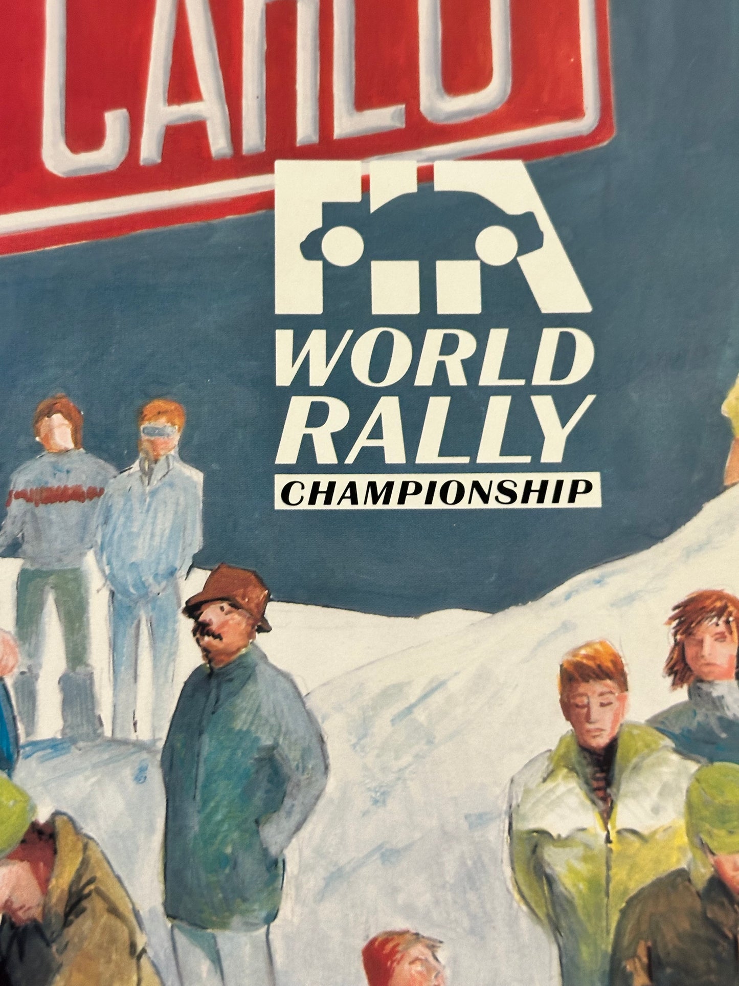 Manifesto pubblicitario originale - Rallye Monte Carlo