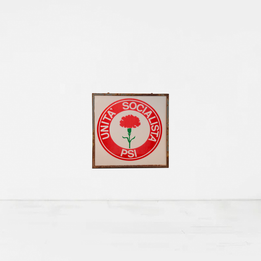 Insegna luminosa Unità Socialista PSI