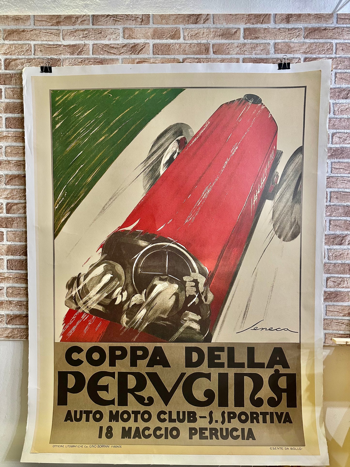 Manifesto pubblicitario - Coppa della Perugina