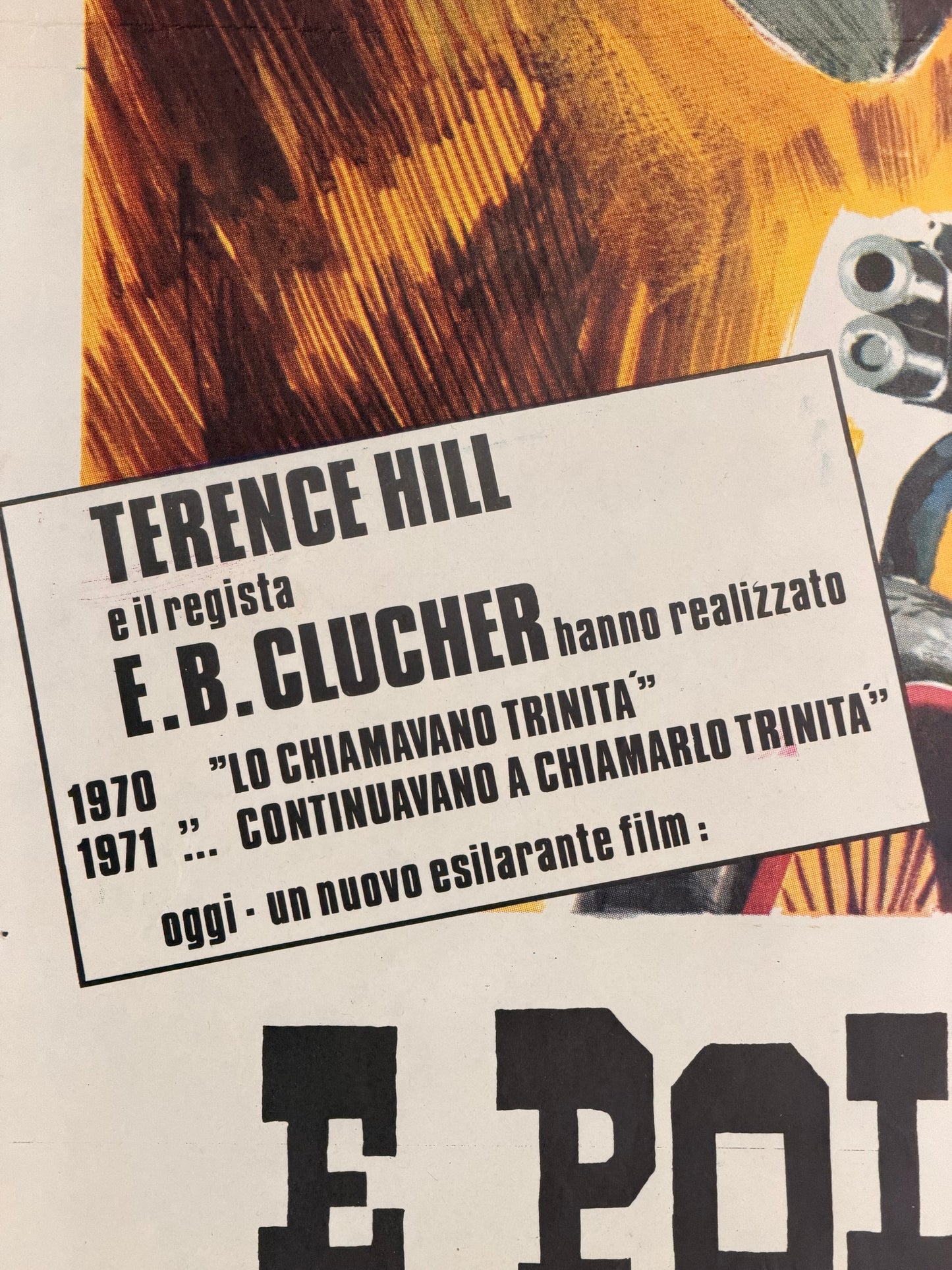 Manifesto di cinema - E poi lo chiamarono il magnifico - Terence Hill