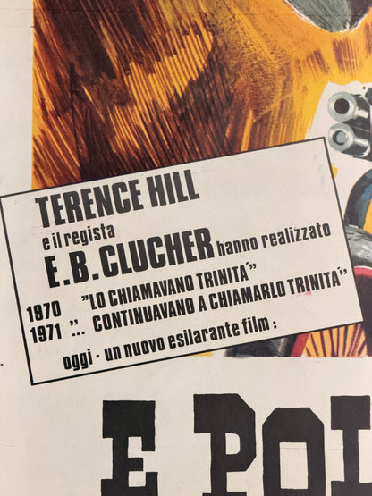 Manifesto di cinema - E poi lo chiamarono il magnifico - Terence Hill