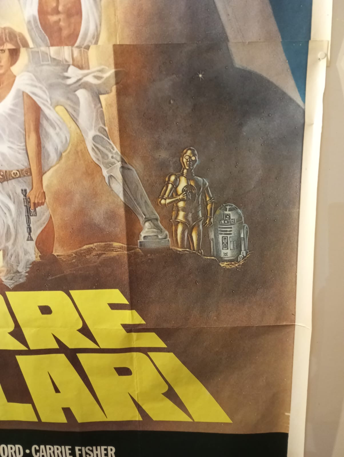 Manifesto originale di cinema - Guerre stellari - Star Wars 1977