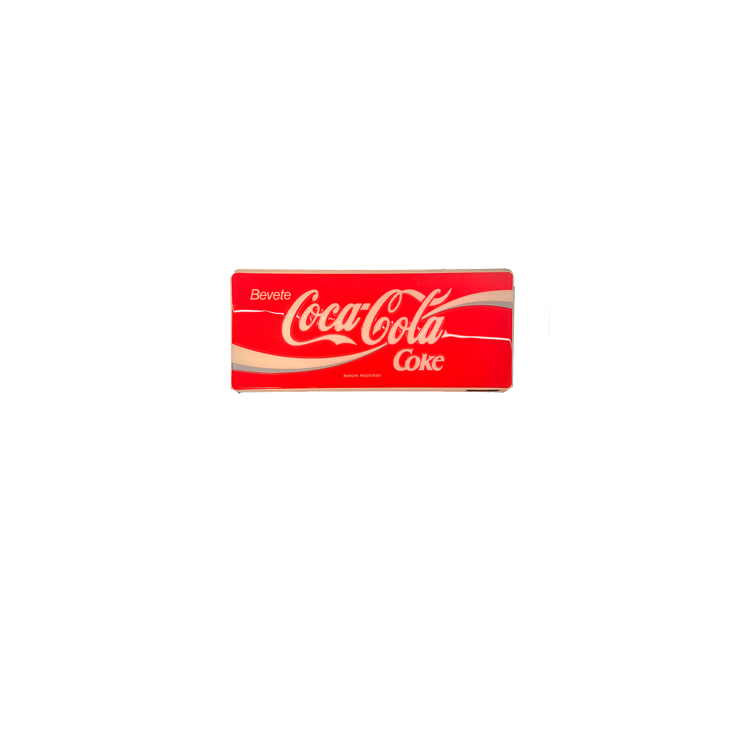 Insegna luminosa termoformata Coca-Cola