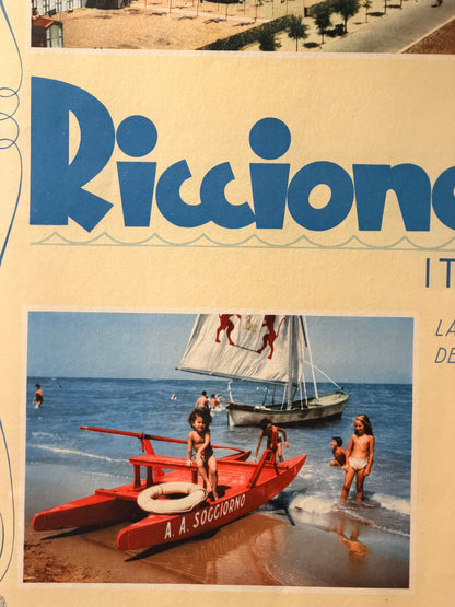 Manifesto pubblicitario originale - Riccione ENIT