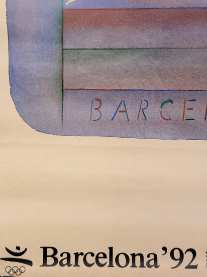 Manifesto pubblicitario originale - Barcelona ‘92