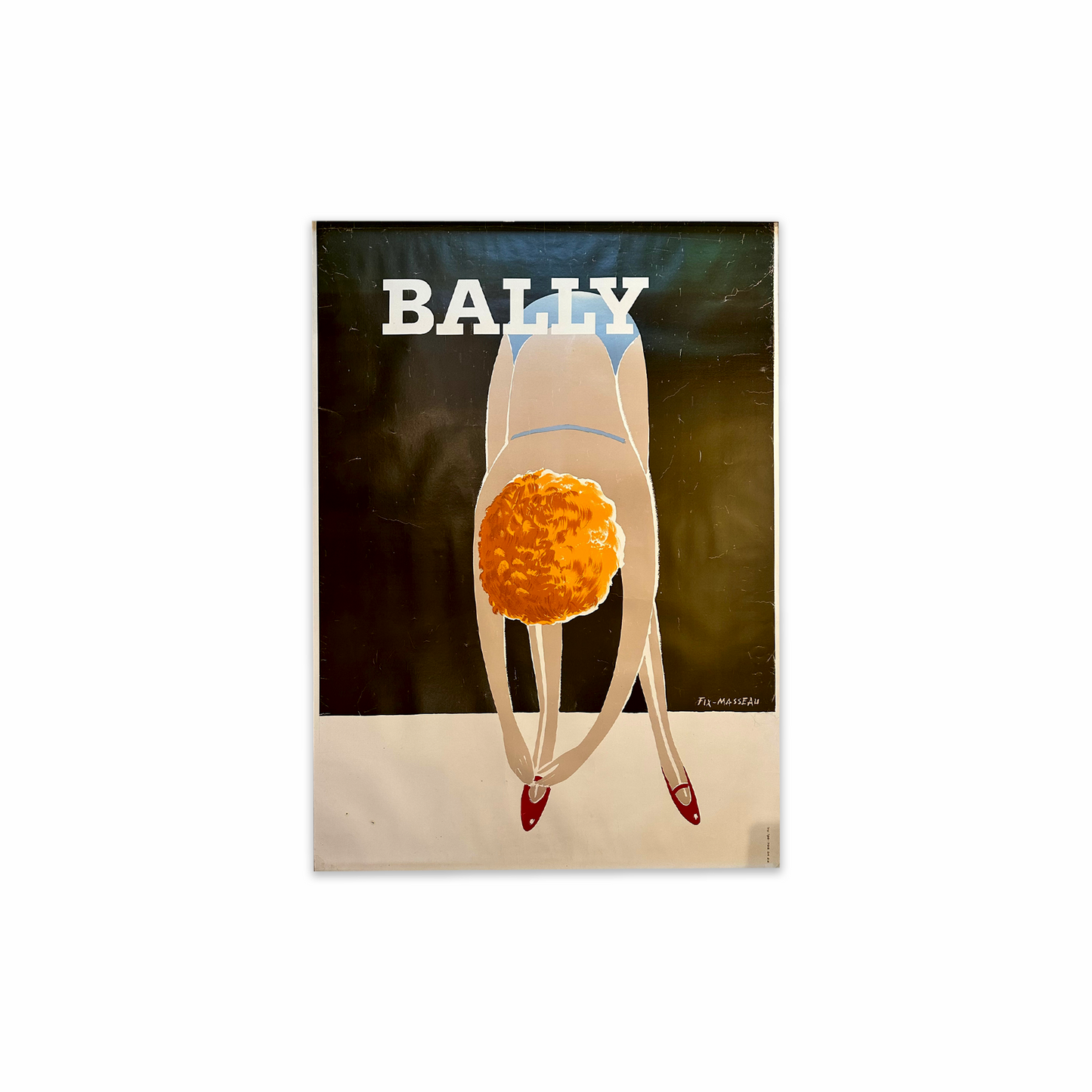 Manifesto originale pubblicitario - Bally