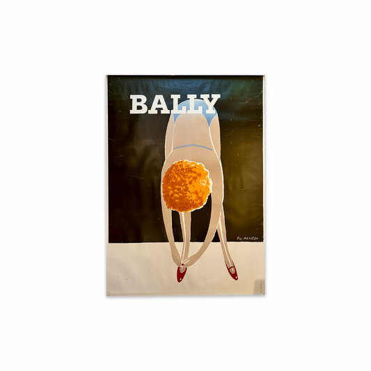 Manifesto originale pubblicitario - Bally