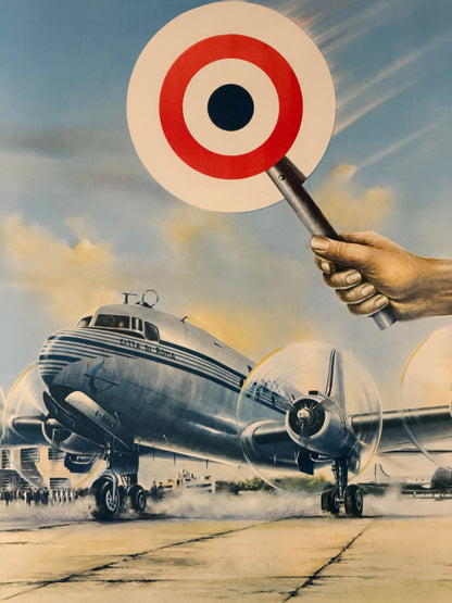 Manfiesto pubblicitario originale - Alitalia