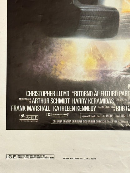 Locandina di cinema - Ritorno al Futuro II