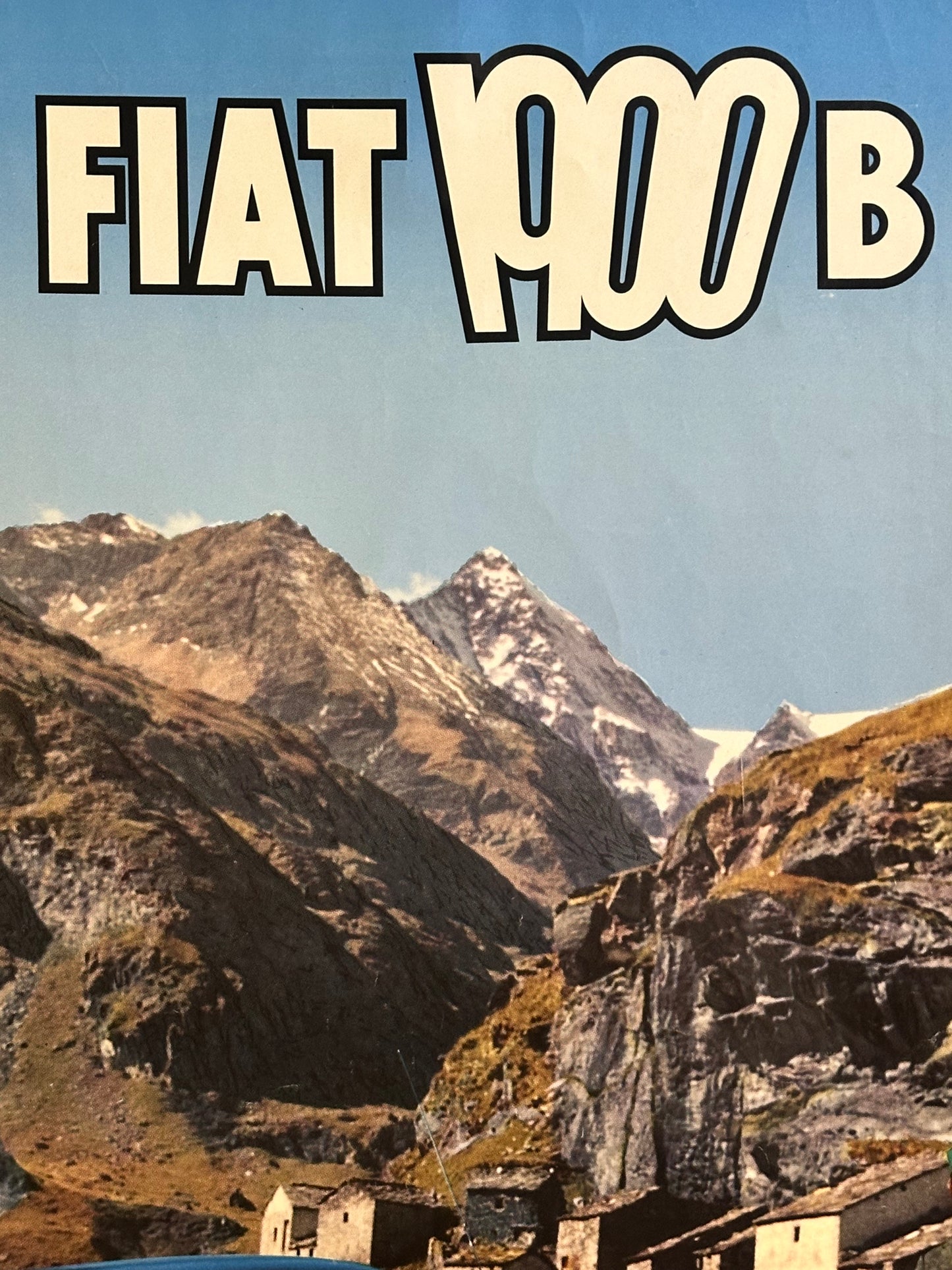 Manifesto pubblicitario originale - Fiat 1900