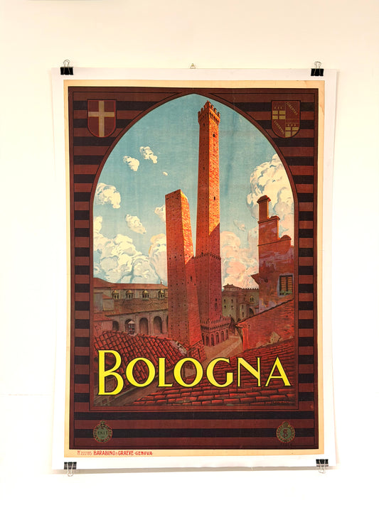 Manifesto pubblicitario originale - Bologna ENIT
