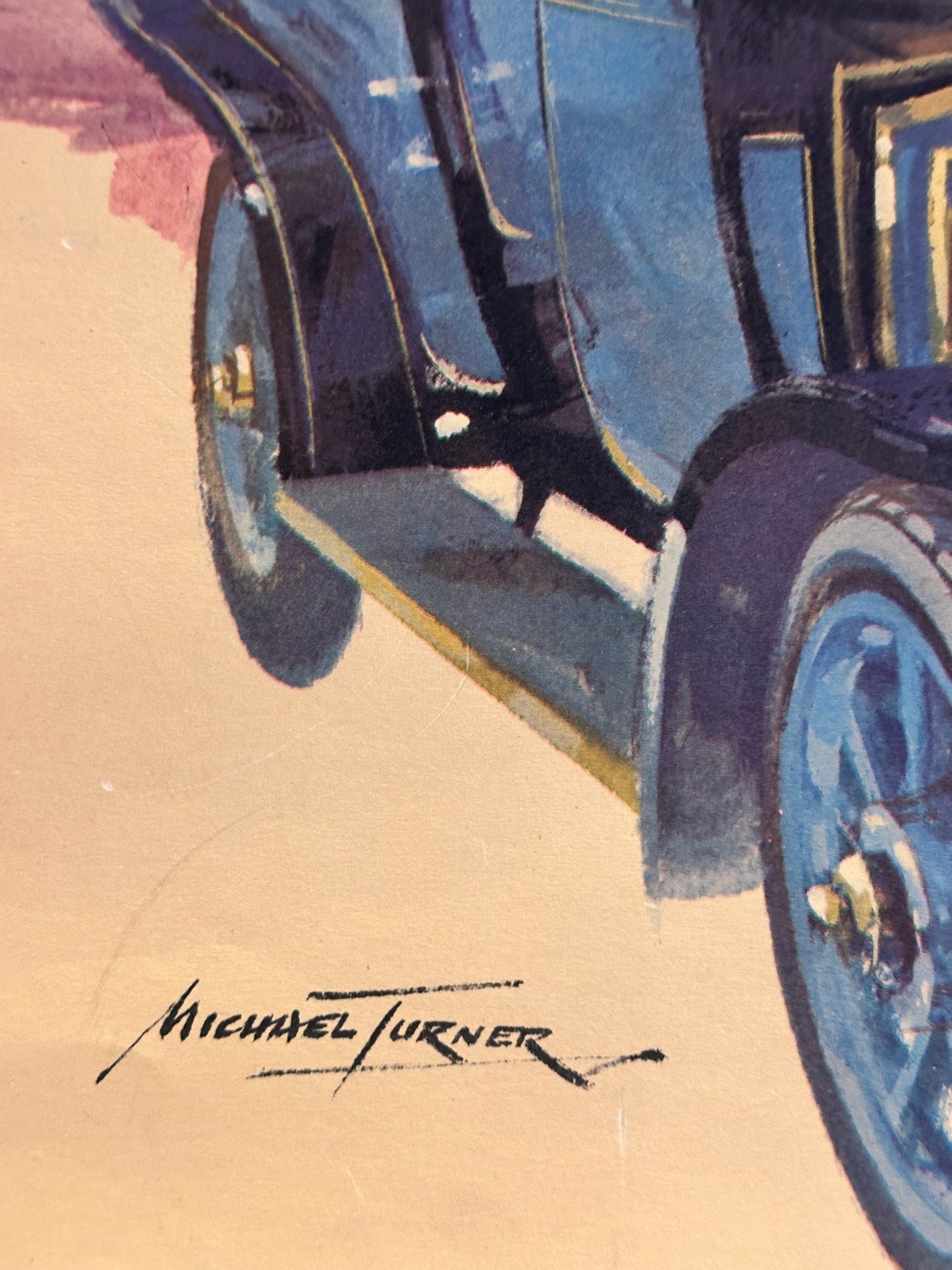 Manifesto pubblicitario originale - 2 Tour de la Principaute Monte Carlo Veteran Club