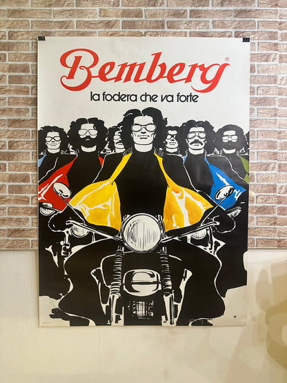 Manifesto originale pubblicitario - Bemberg
