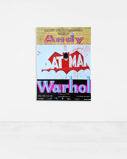 Manifesto pubblicitario originale - Museo Automobile Torino 97