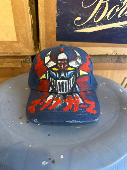 Cappellino disegnato a mano - Mazinga Z
