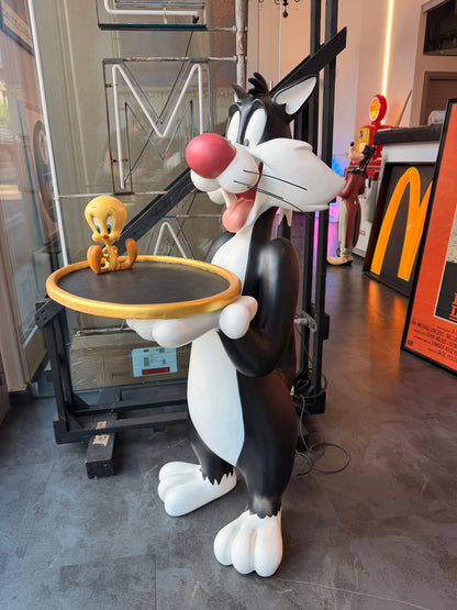 Statua originale Disney - Gatto Silvestro e Titti