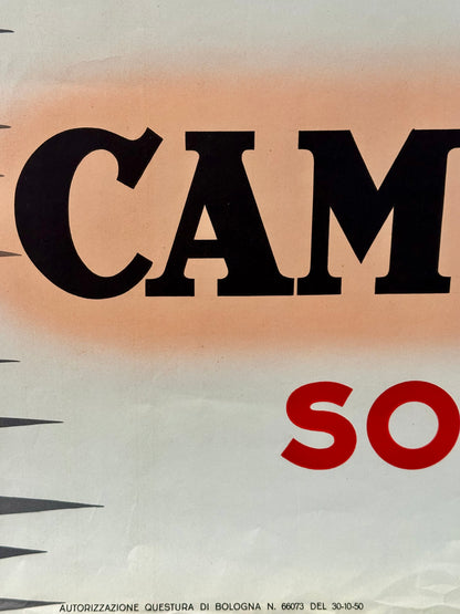 Manifesto pubblicitario originale - Campari Soda