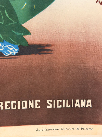Manifesto pubblicitario originale - Sicilia