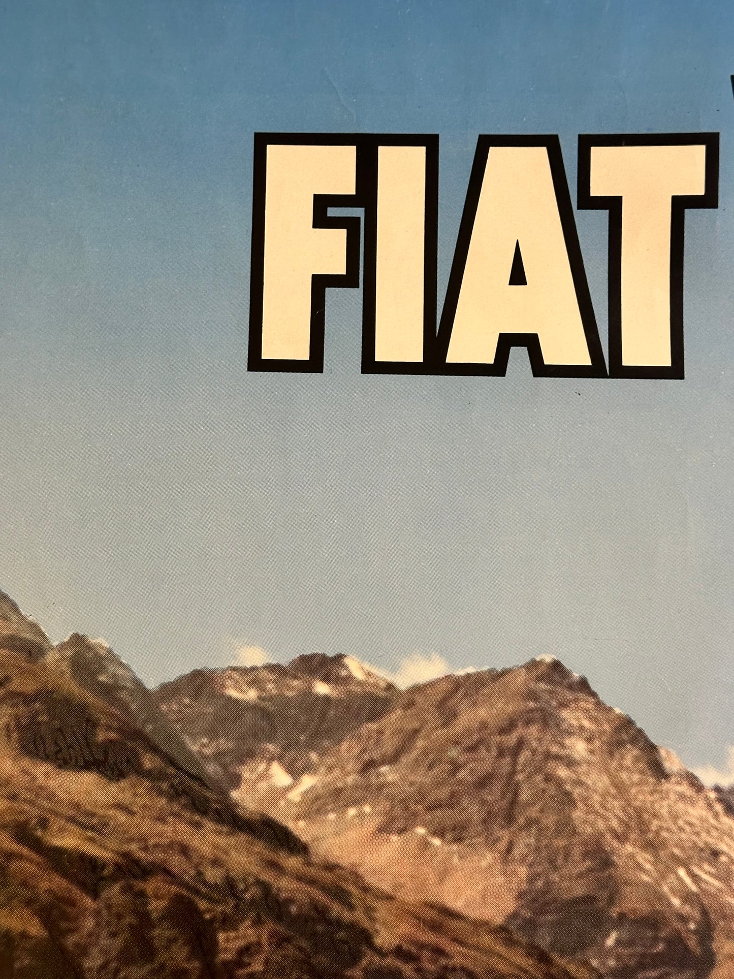 Manifesto pubblicitario originale - Fiat 1900