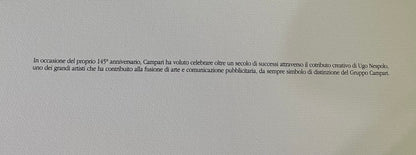 Litografia originale - Campari Ugo Nespolo