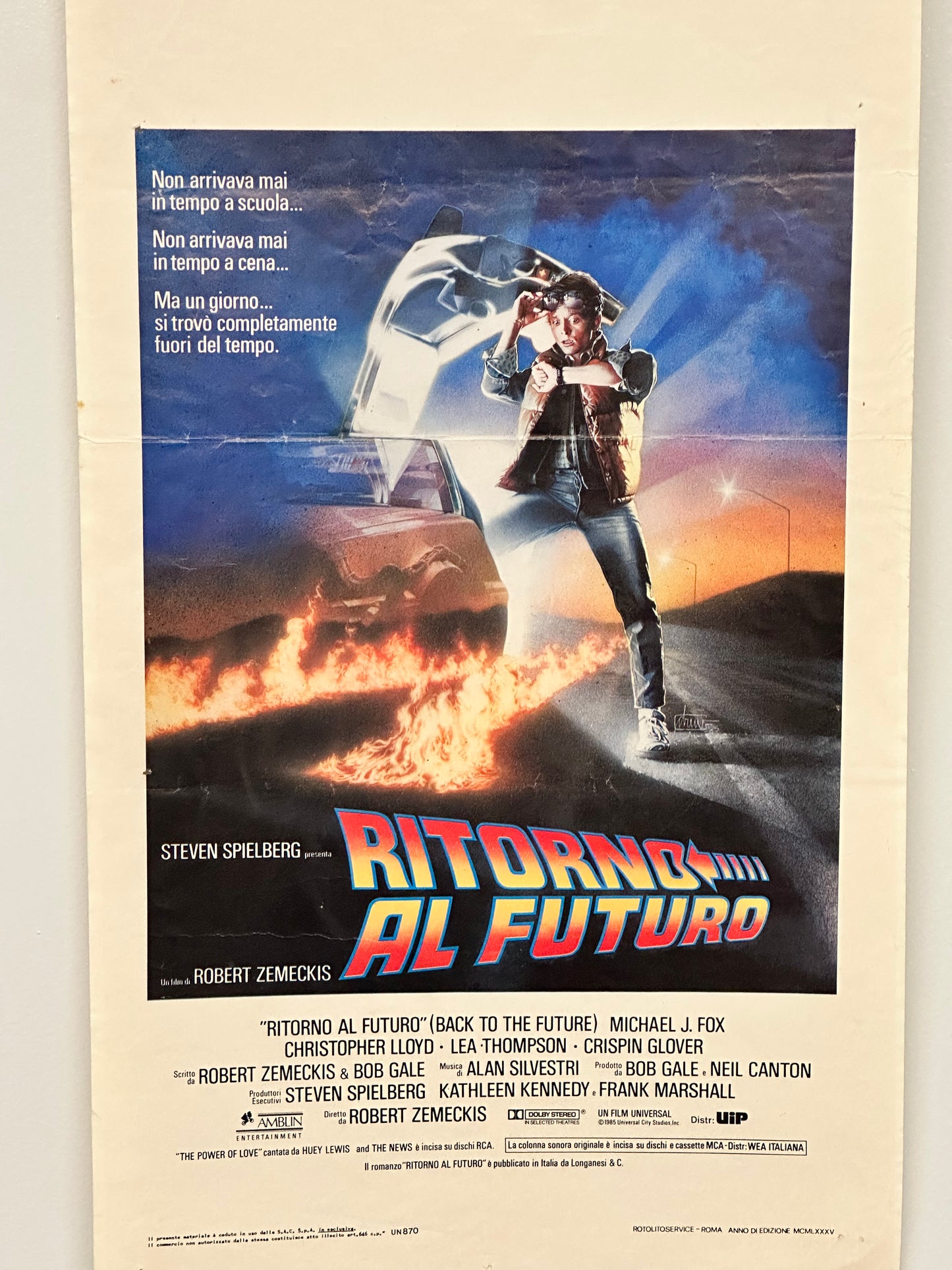 Locandina di cinema - Ritorno al Futuro