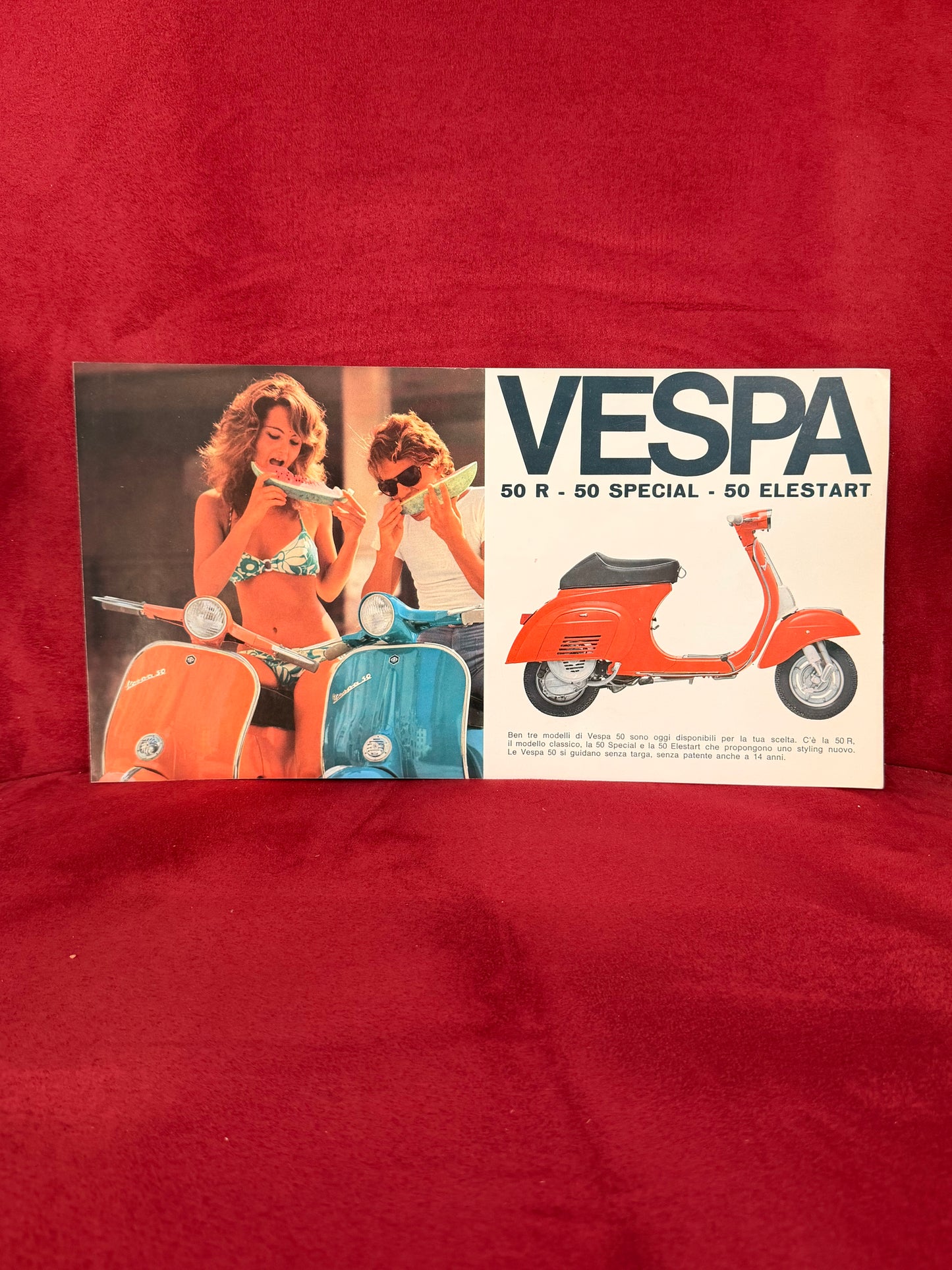 Pubblicità originale Vespa