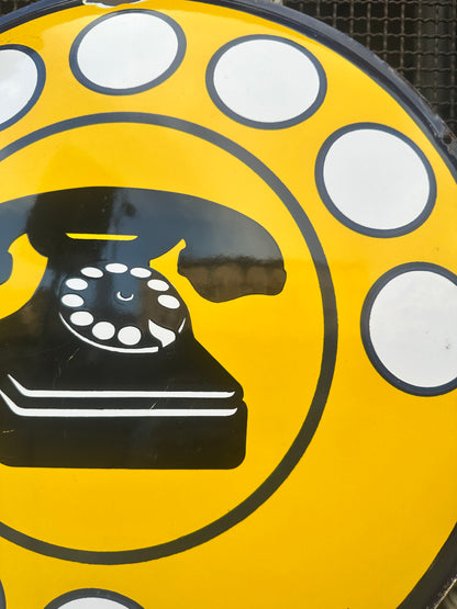 Insegna smaltata - Telefonica