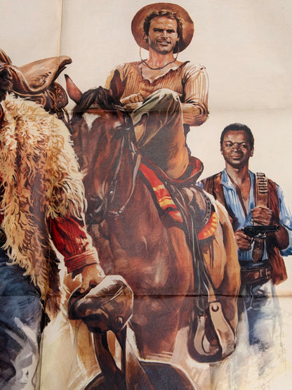 Manifesto di cinema - Arrivavano sempre al tramonto - Bud Spencer - Terence Hill