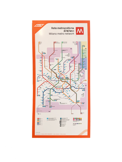 Mappa ufficiale ATM Metro Milano