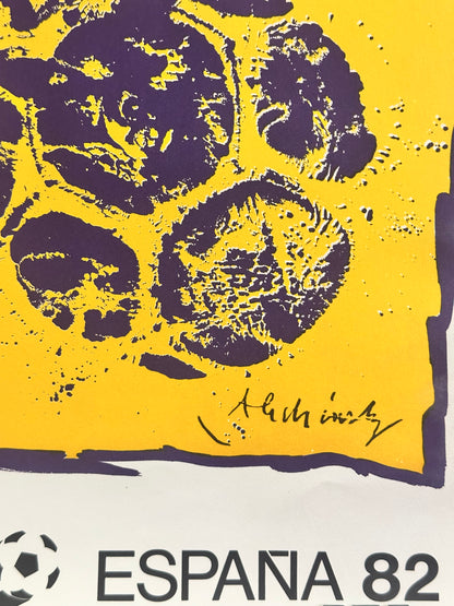 Manifesto pubblicitario originale - Mondiale Spagna 82