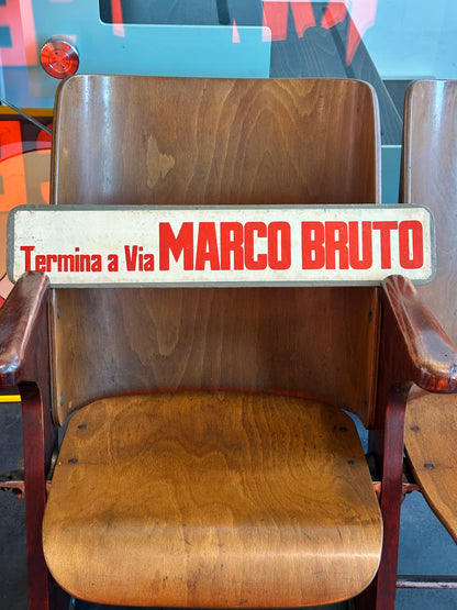 Insegna originale - Tram Milano