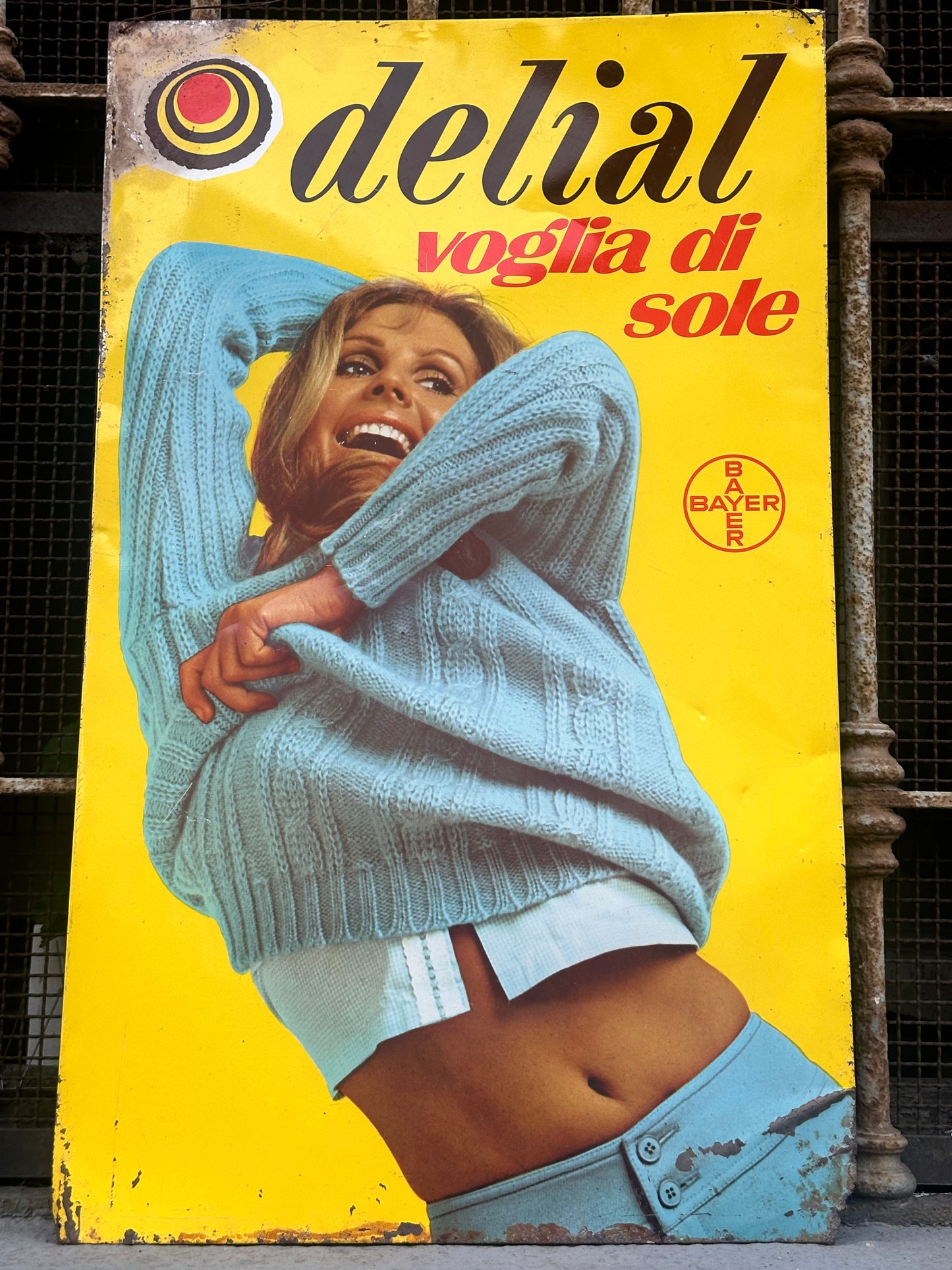 Targa originale serigrafata - Delial