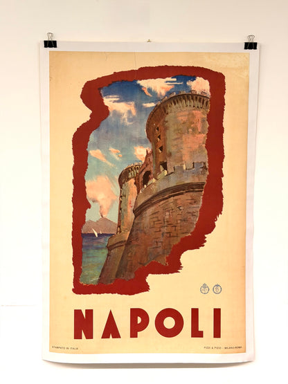 Manifesto pubblicitario originale - Napoli ENIT