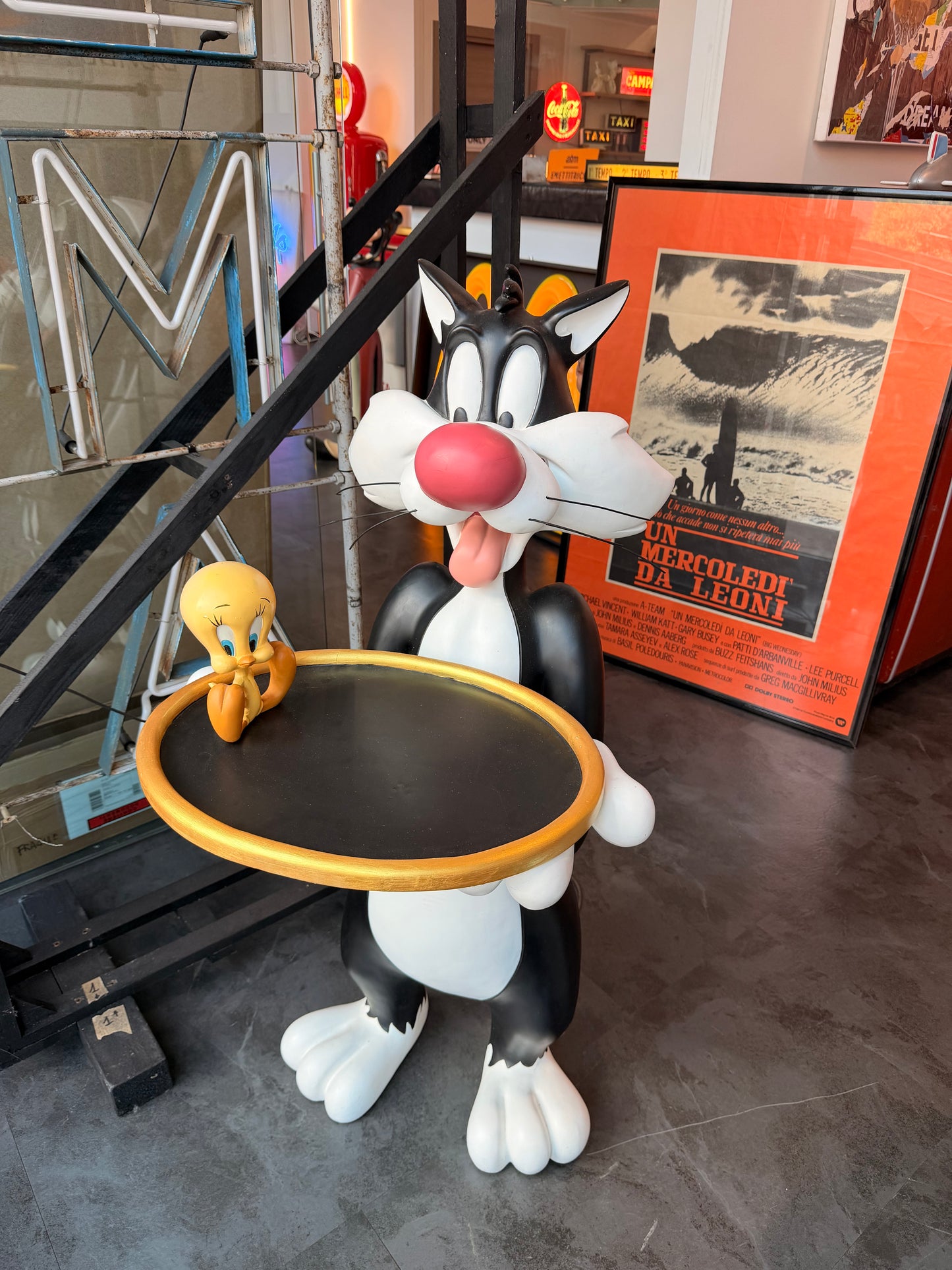 Statua originale Disney - Gatto Silvestro e Titti
