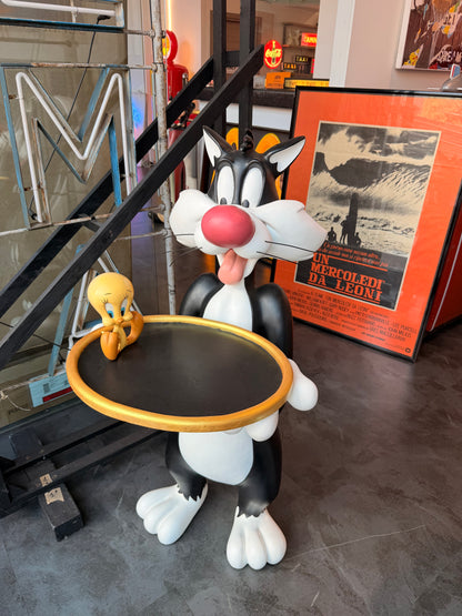 Statua originale Disney - Gatto Silvestro e Titti