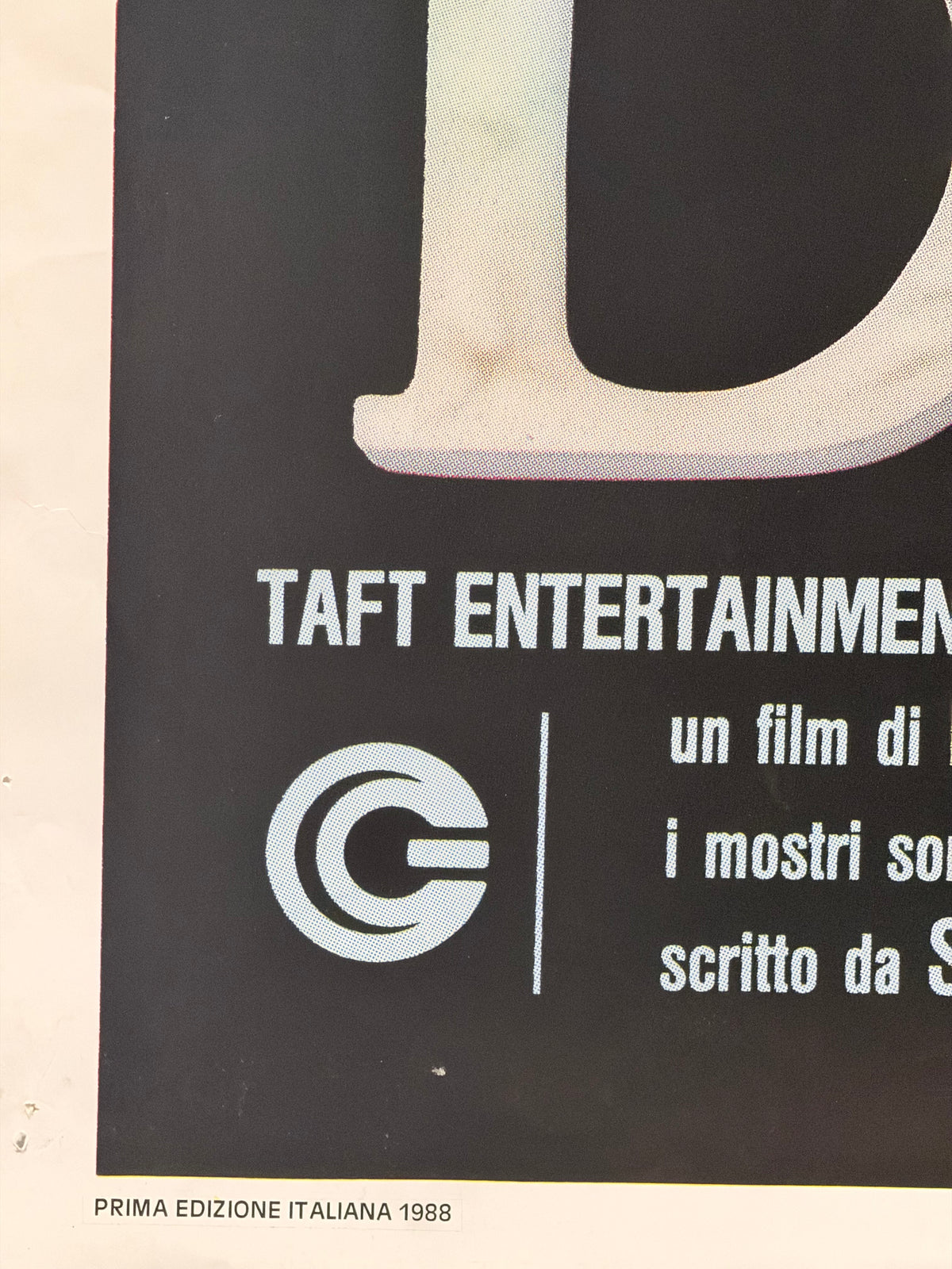 Manifesto di cinema- Scuola di Mostri