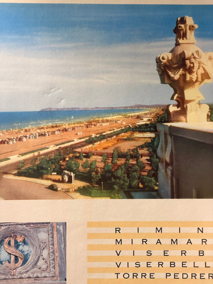 Manifesto pubblicitario originale - Riviera di Rimini ENIT