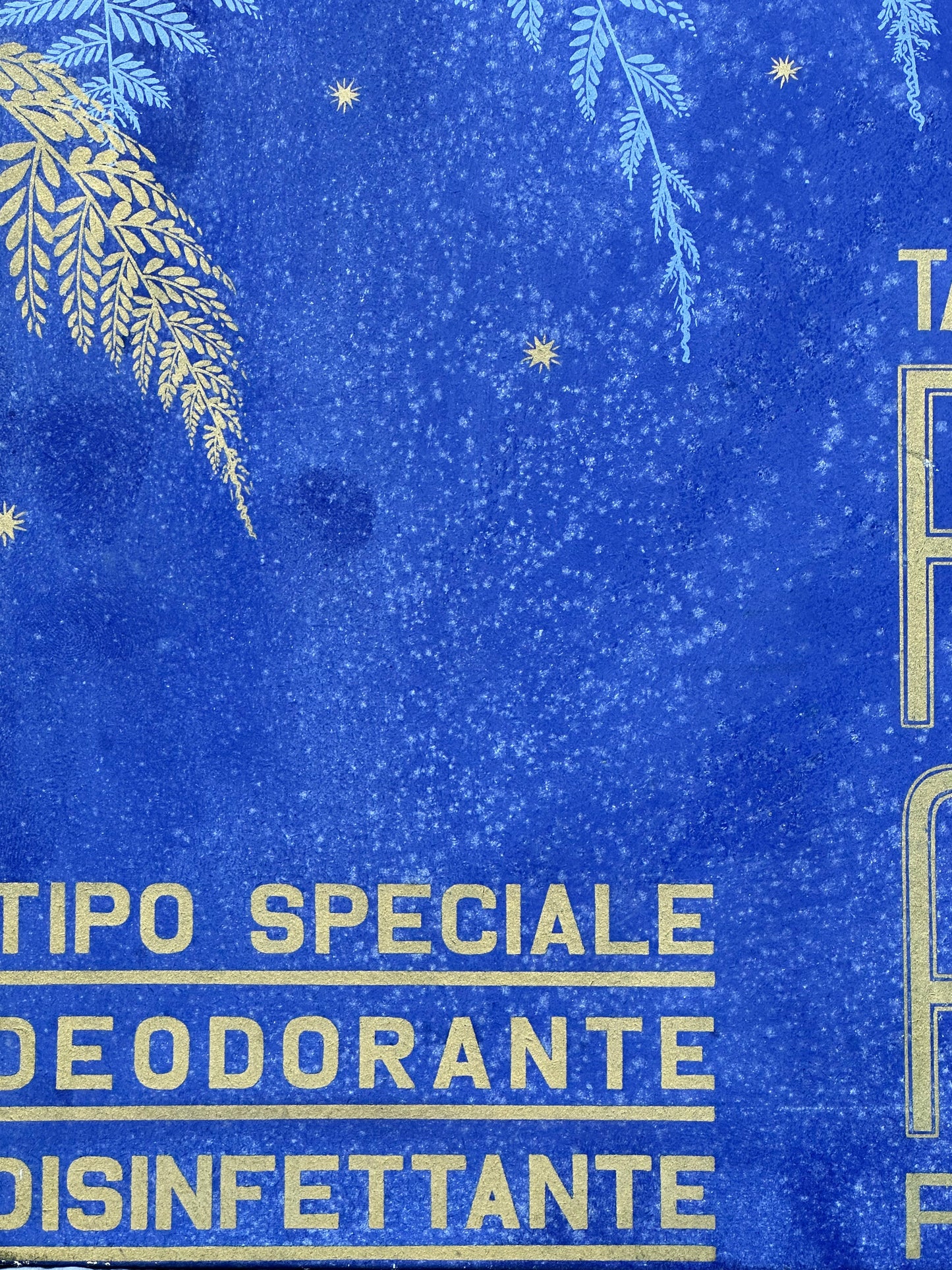 Cartonato pubblicitario - Felce azzurra