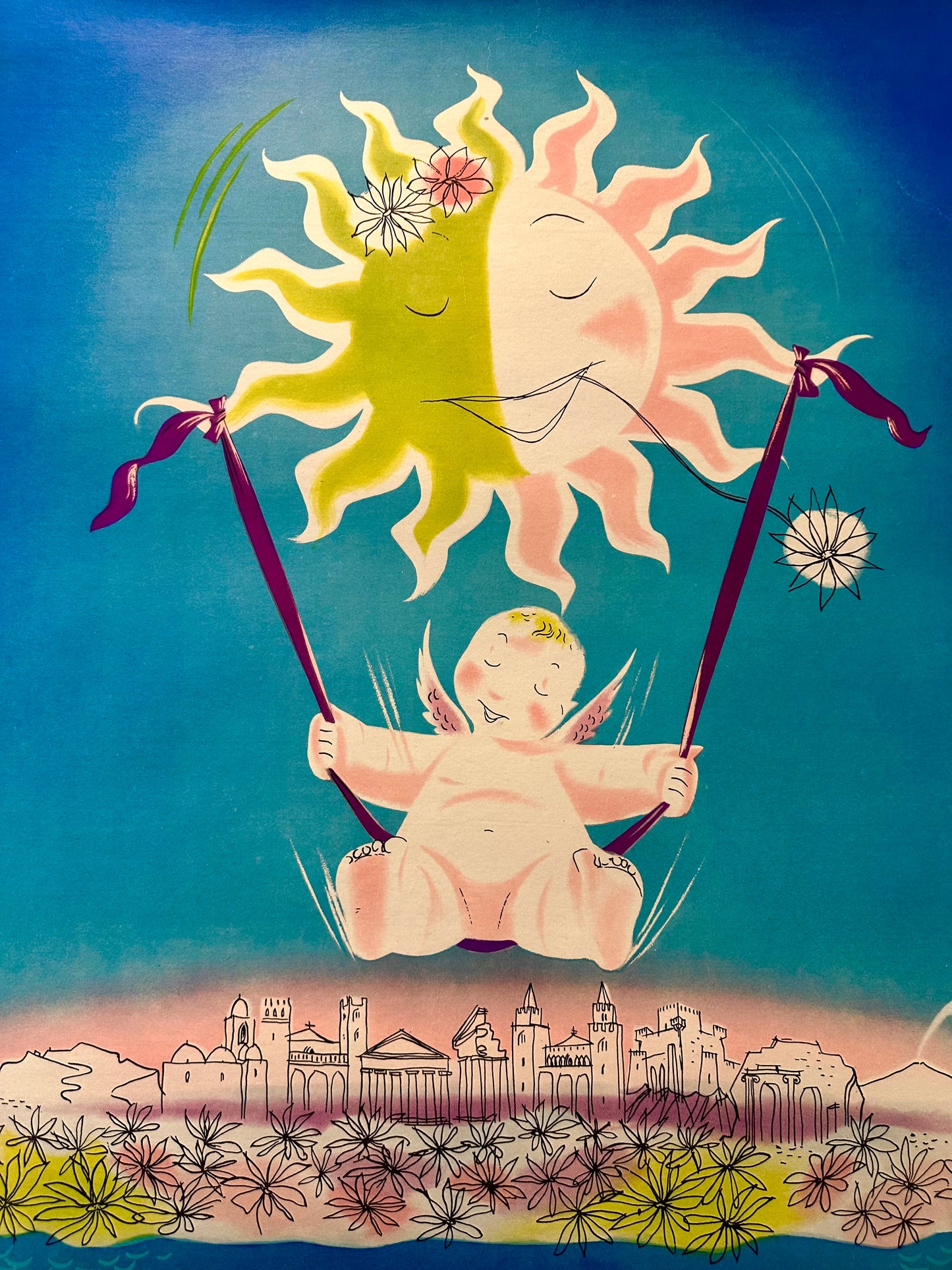 Manifesto pubblicitario originale Sicilia