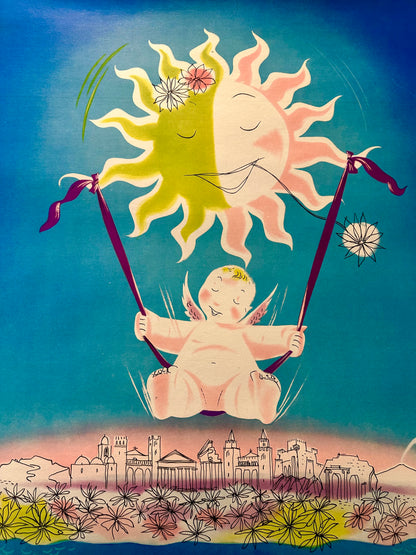 Manifesto pubblicitario originale Sicilia