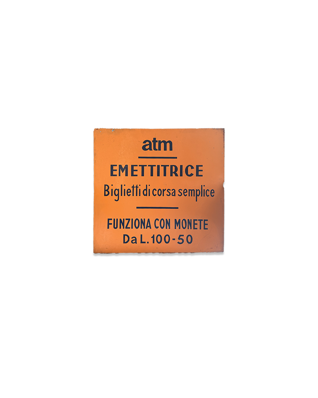 Insegna originale ATM Milano