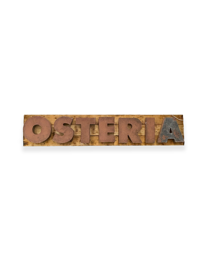 Insegna originale - Osteria