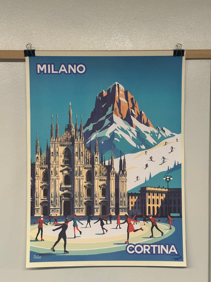 Manifesto pubblicitario - Milano Cortina 2026